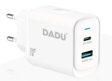 DADU DC-606 30W PD+QC PD Super Fast Sam Mi And Oppo PD , Oppo charger
