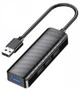 KAKUSIGA KSC-1409-K 4-in-1 converter (USB3.0+USB2.0*3) (L=0.2M)