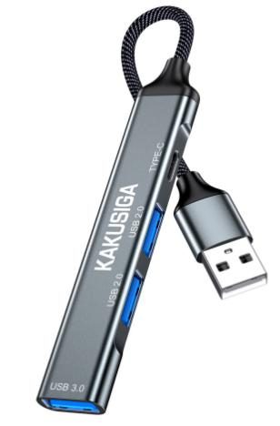 KAKUSIGA KSC-1416 4in1 adapter (USB toType-C+USB2.0*2+USB3.0)