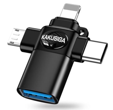 KAKUSIGA KSC-1432 3 in 1 OTG adapter
