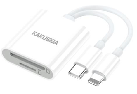 KAKUSIGA KSC-1434 Lightning+ Type-C 4 in 1 card reader