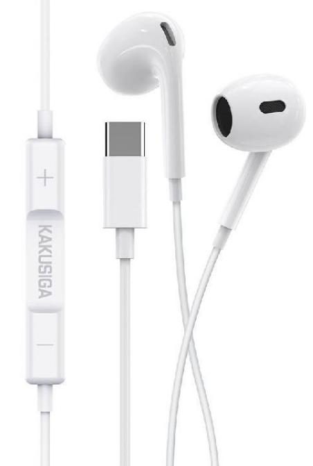 KAKUSIGA KSC-697 Type-C wired control earphone with mic