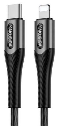 KAKUSIGA KSC-724 PD20W smart fast charging cable (Type-C to Lightning)