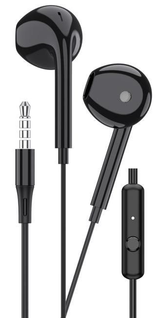 KAKUSIGA KSC-848 universal wired earphone with microphone (separate packaging) MOQ 1000PCS/Carton Per Color
