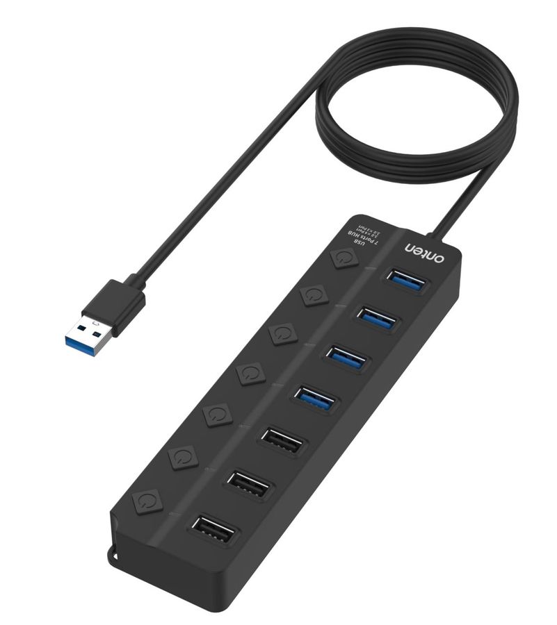 ONTEN OTN-5307 HUB(4+3)/USB 7-Port HUB