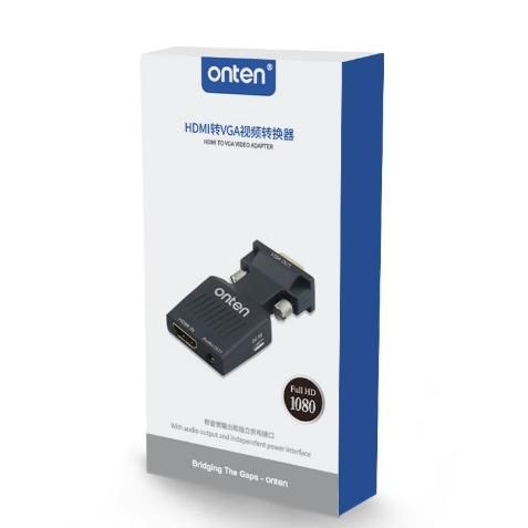 ONTEN OTN-7557 HDMI to VGA adapter with audio