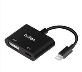 ONTEN OTN-7565S 2-in-1 screen mirroring adapter
