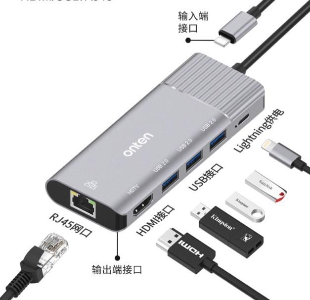 ONTEN OTN-79591 1/ Lightning Multi function dock station