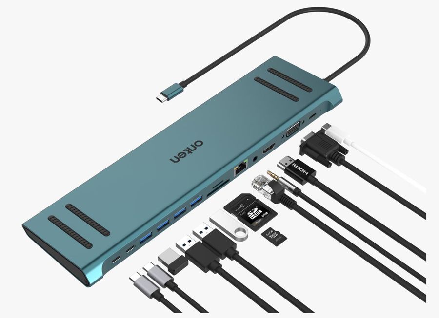 ONTEN OTN-9199A 14-in-1 USB-C Multi function Docking station