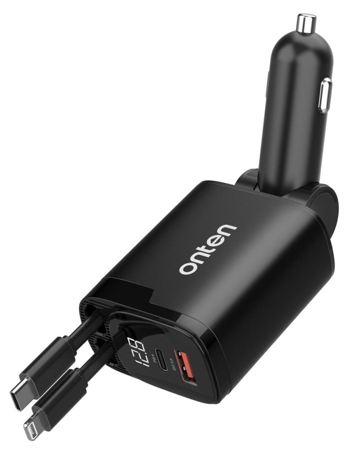 ONTEN OTN-CW72 4-in-1 4-Port Multiport Car Charger