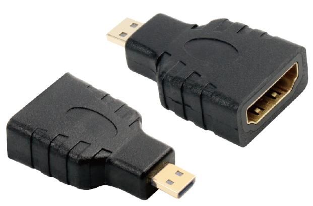 ONTEN OTN-HD702 4K@30hz Micro HDMI Male to HDMI Female Adapter HDMI V1.4