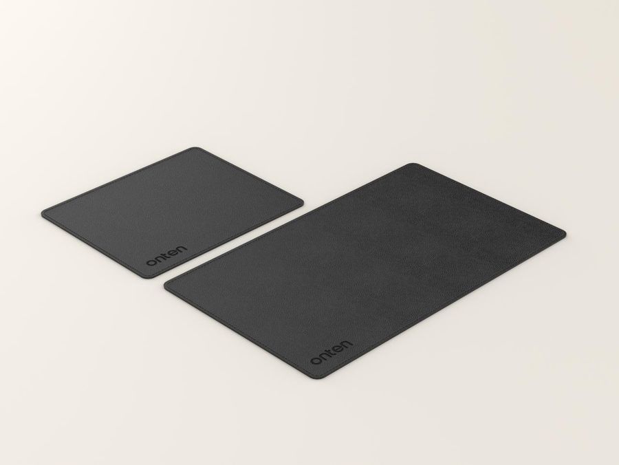 ONTEN OTN-MS101 Mouse mat (Small Size / S) Premium Leather-Like Finish