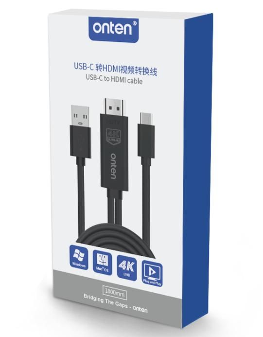 ONTEN OTN-UC502 )/Type-C to HDMI Cable