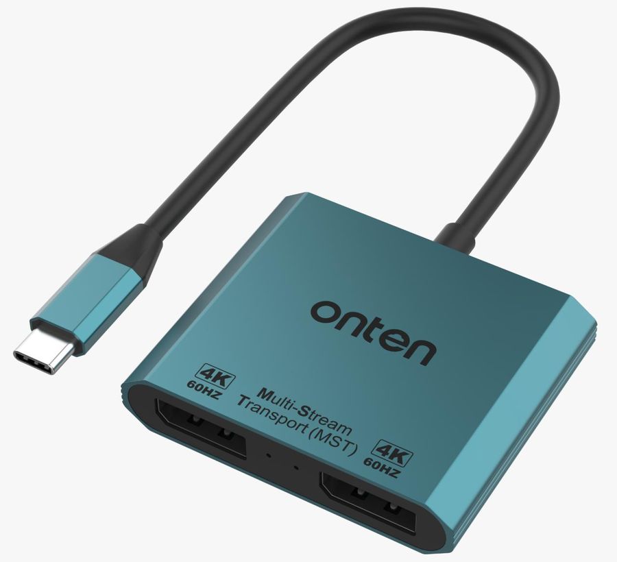 ONTEN OTN-UC915 USB-C to Dual DP Adapter