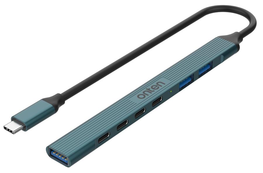 ONTEN OTN-UC972C USB-C 7-Port (3A+4C) Smart Hub USB-C