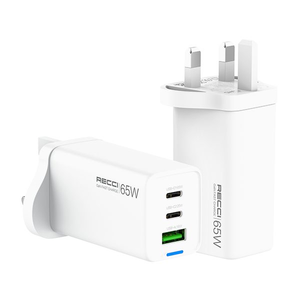 RECCI RC109U 65W UK plug charger