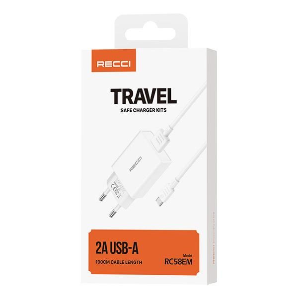 RECCI RC58EM 2A EU charger EU PLUG