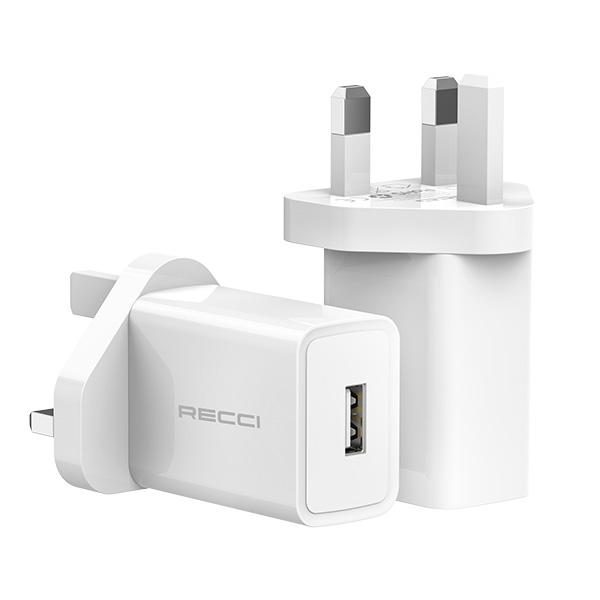 RECCI RC61U UK Charger (2.4A) UK PLUG