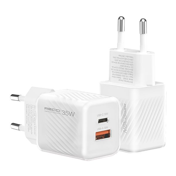 RECCI RC83E 35W GAN fast charger EU PLUG