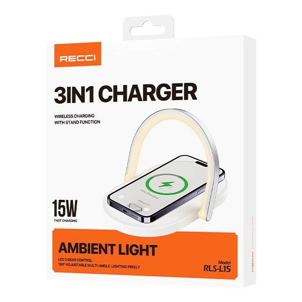 RECCI RLS-L15 3-in-1 charger