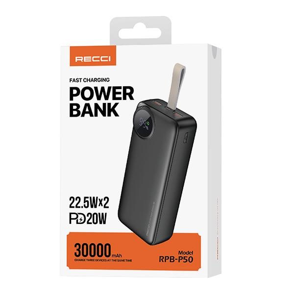 RECCI RPB-P50 Power BANK 22.5W+PD 20W