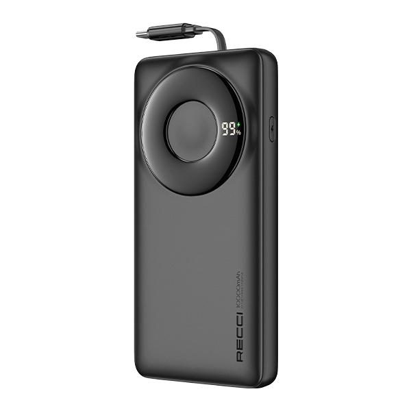 RECCI RPB-P58 22.5W Retractable Cable Power BANK 22.5W+PD 20W