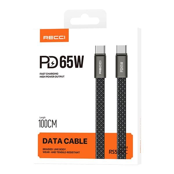 RECCI RS55CC PD65W Fast charging data cable