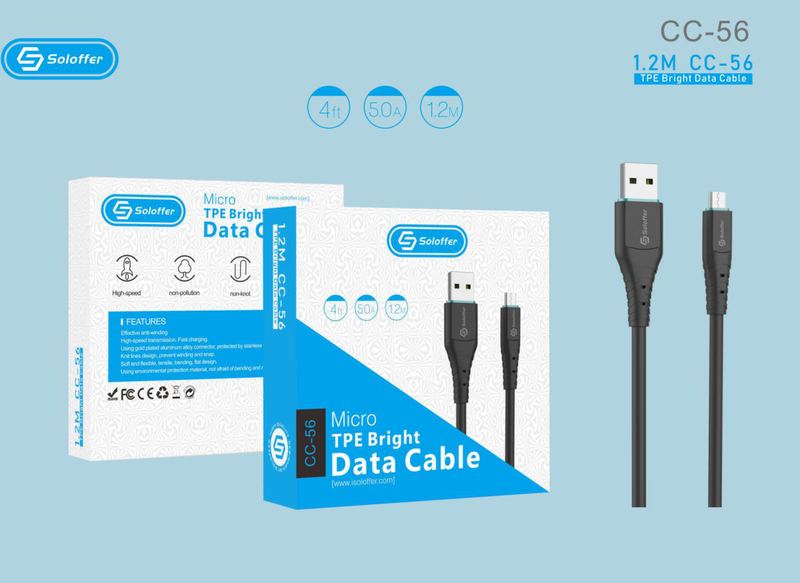 SOLOFFER CC58-IOS USB data cable