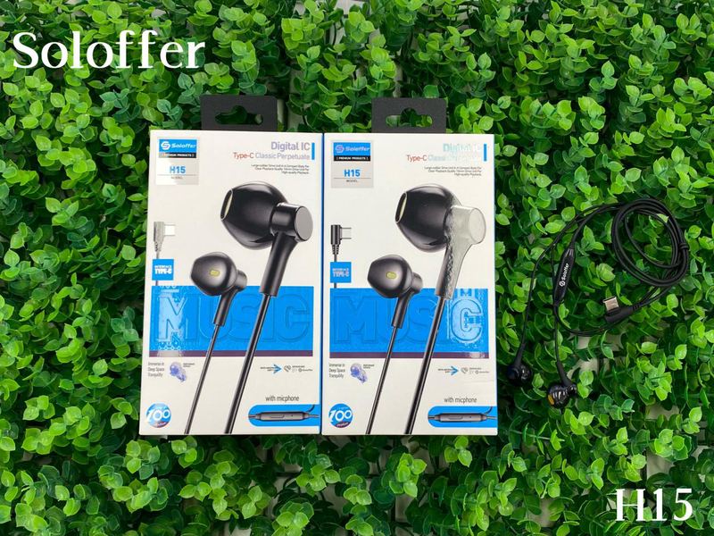 SOLOFFER H15(TC) Wired earphones