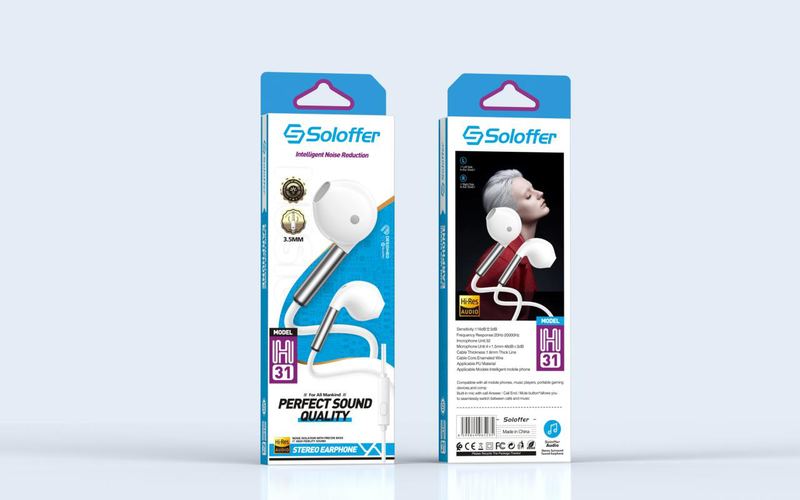 SOLOFFER H31 Wired earphones