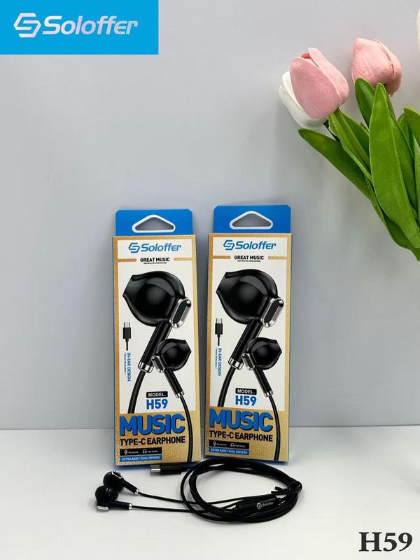 SOLOFFER H59 TC Wired earphones