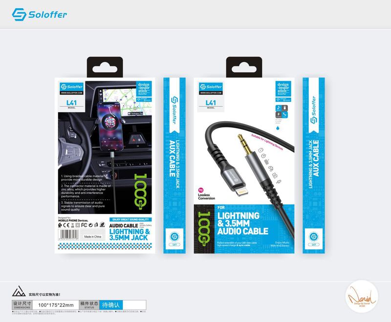 SOLOFFER L41 AUX cable