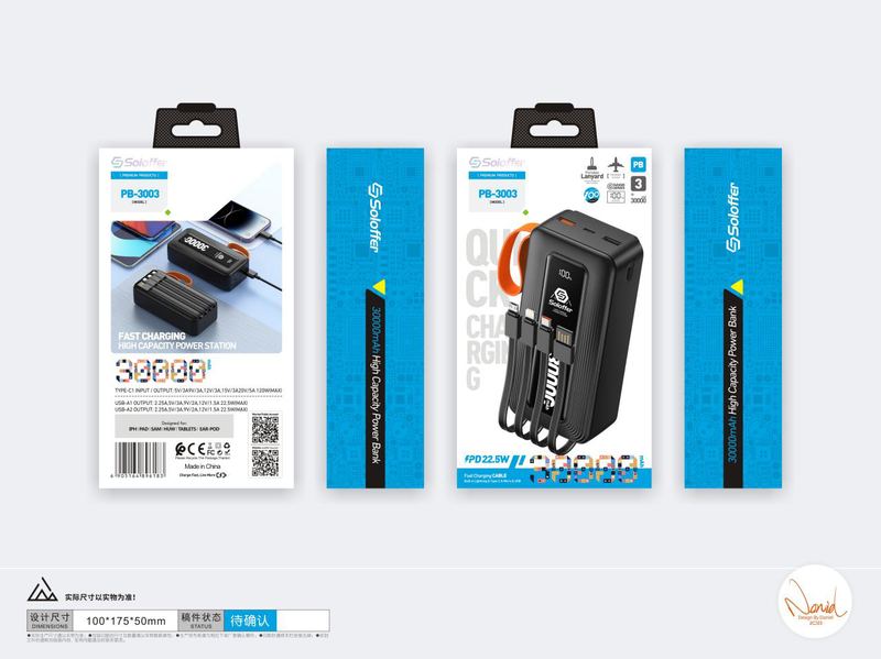SOLOFFER PB-3003 30000MAH Power bank