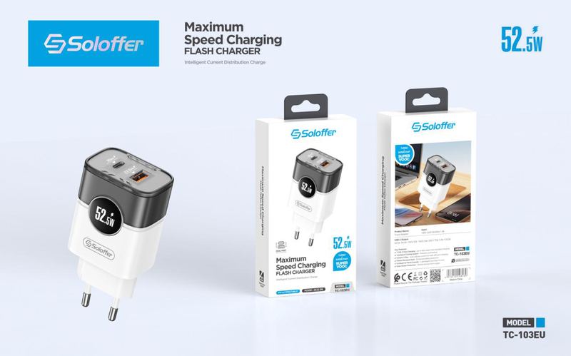 SOLOFFER TC-103 PD Wall charger