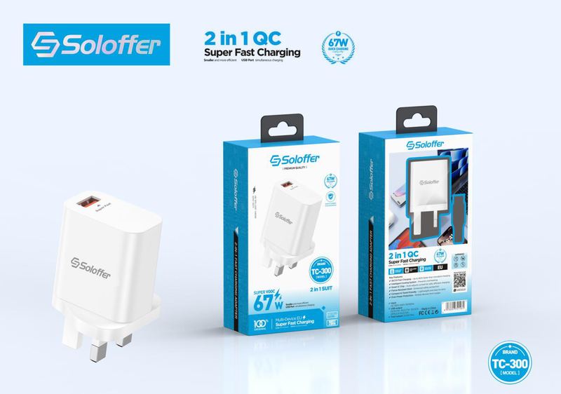 SOLOFFER TC-300 IPH Wall charger