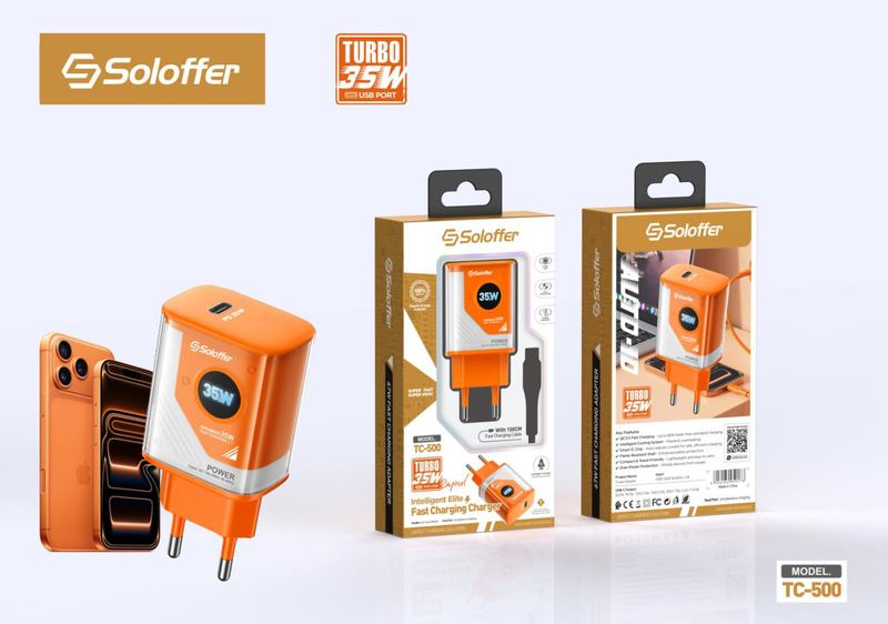 SOLOFFER TC-500 PD Wall charger