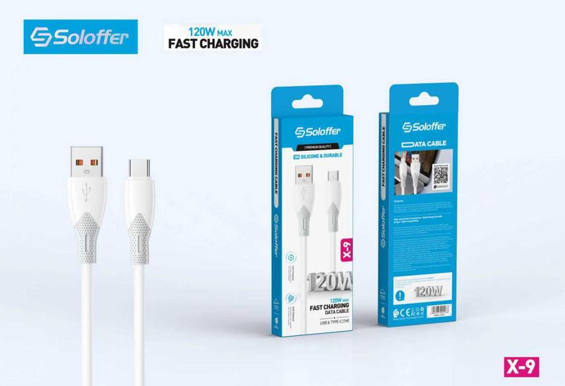 SOLOFFER X-9 SEPERATE PACKING USB data cable