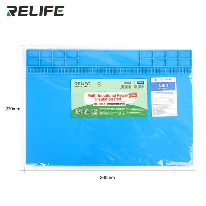 RELIFE RL-004A High temperature heat insulation pad/blue