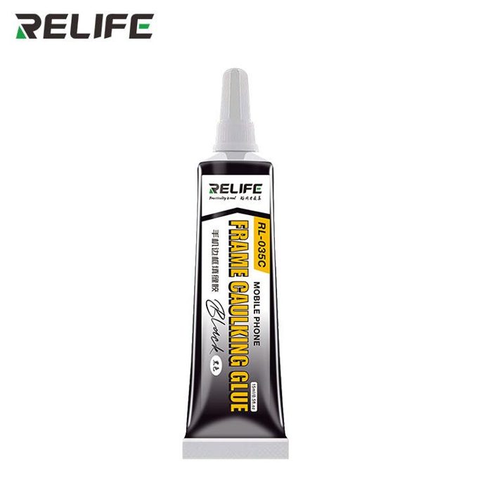 RELIFE RL-035C Mobile phone frame caulking glue/Black/15ML