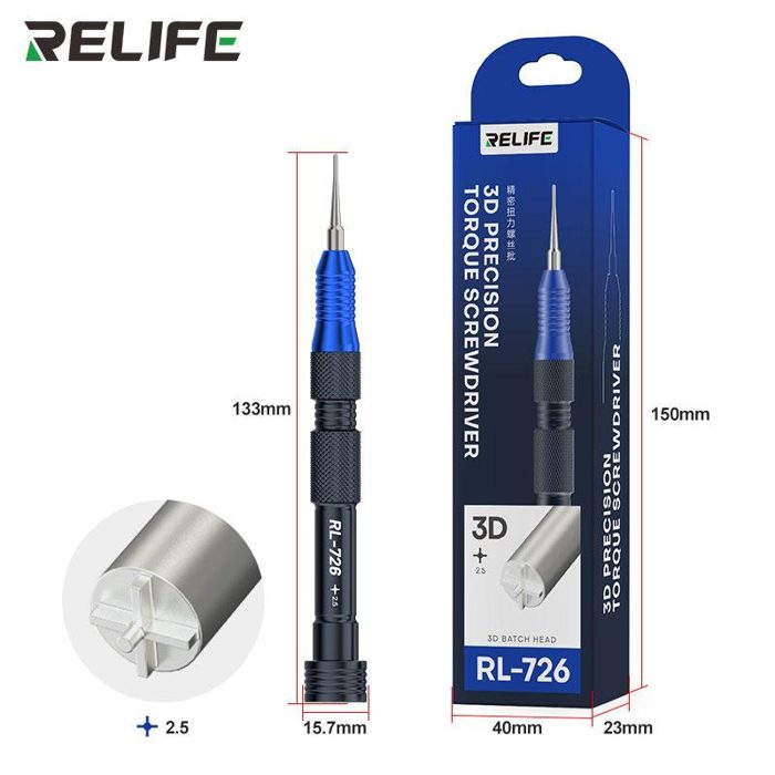 RELIFE RL-726 3D Precision torque screwdriver/Pcb+