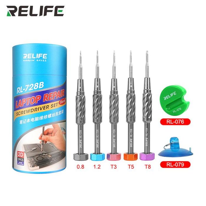 RELIFE RL-728B 2D sturdy laptop repair screwdriver set