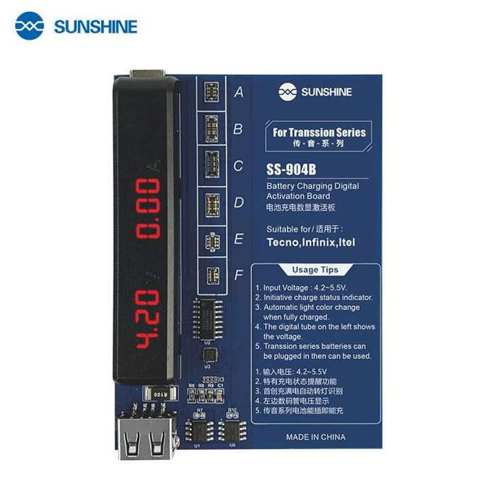 SUNSHINE SS-904B Transsion series battery charging digital display