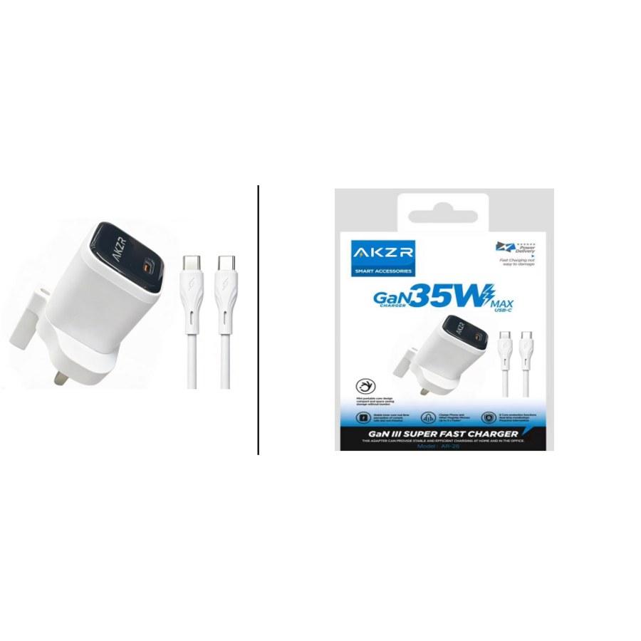 AKZR AR-26 35W PD charger with C to C cable