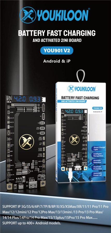 Battery Fast Charging and Activated 2-in-1 Board YOU901 V2